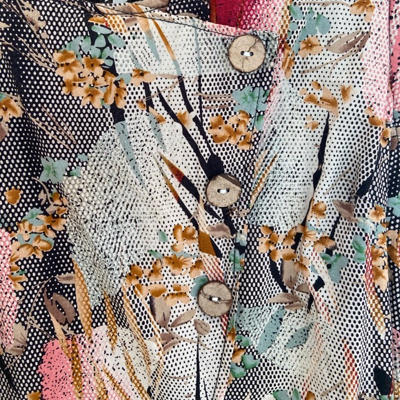 Patchwork Layered Boho Summer Dress - Picture 5 of 7